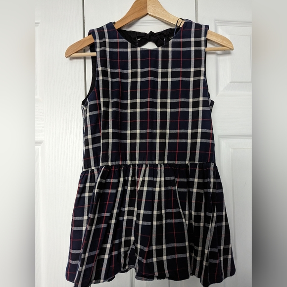 Zara plaid back ribbon tops - Picture 2 of 3